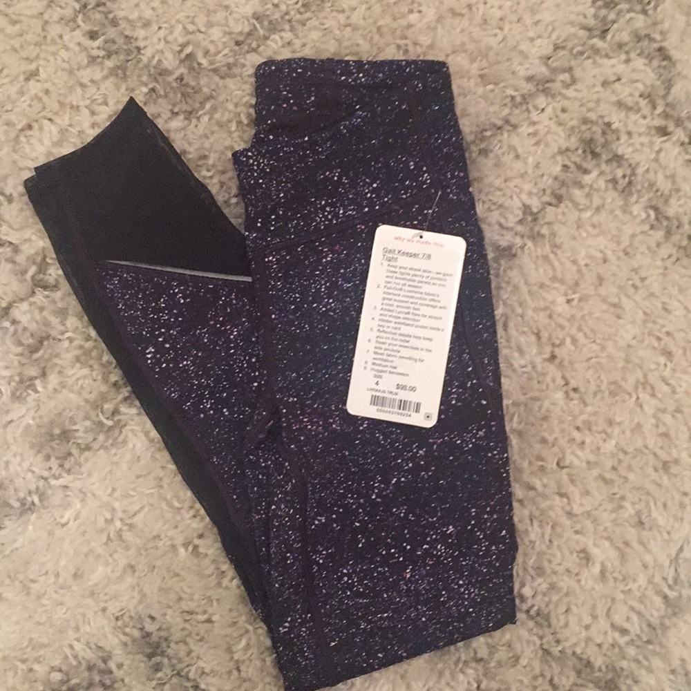 NWT Lululemon Gait Keeper 7/8 Tight